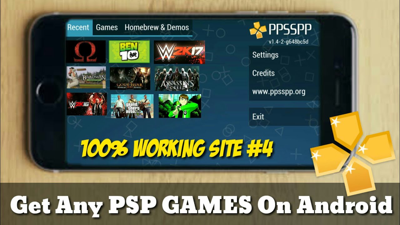 Website to download games for ppsspp gold
